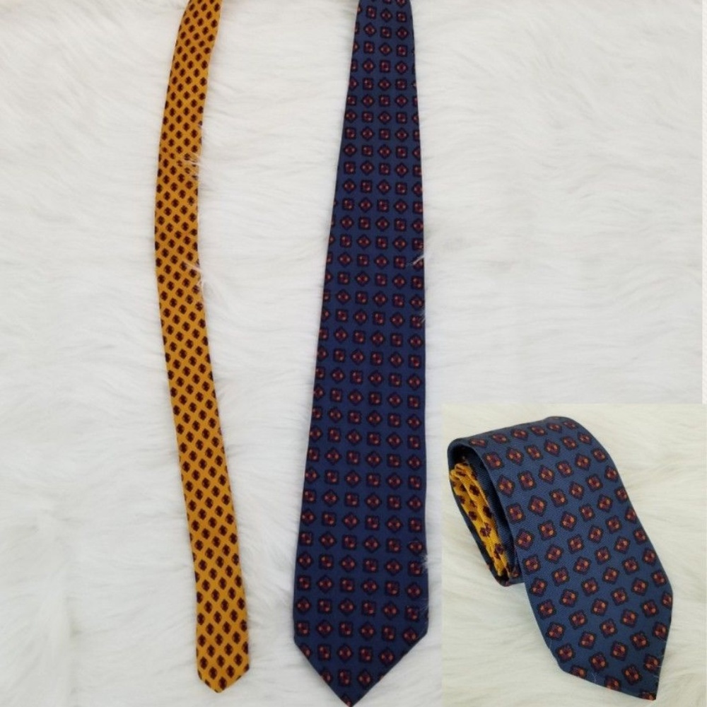 Tommy Hilfiger Neck Tie Multi-Color Geo Square